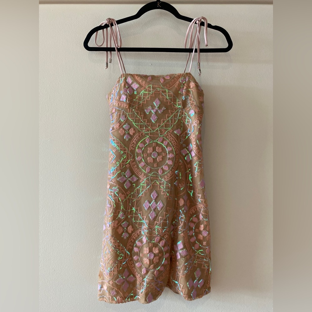 Free People Show Off Mini Dress, Size 0